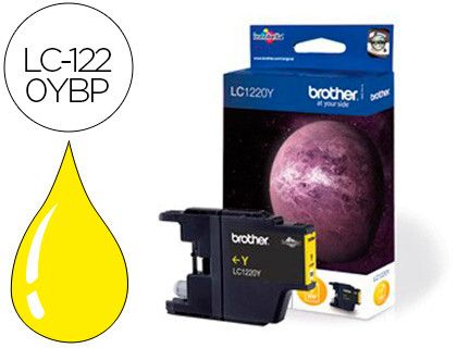 Toner Brother original LC1220YBP amarillo