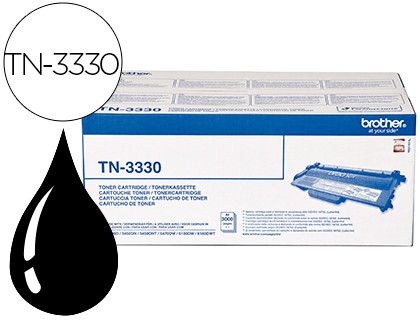 Toner Brother original TN-3330 negro