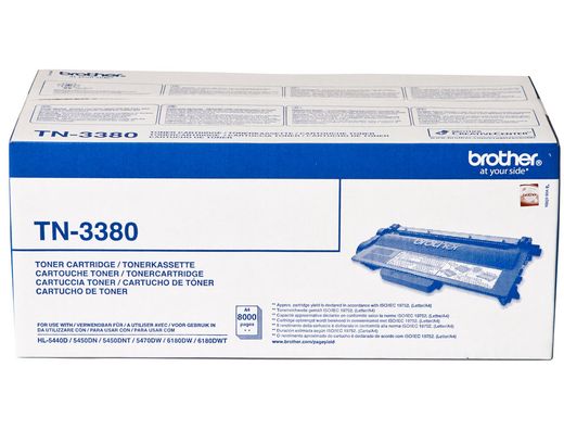 Toner Brother original TN-3380 negro