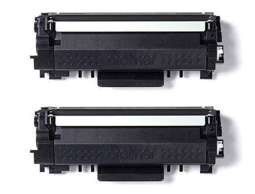 Toner brother tn2420twin para dcp-l2510/ 2530 / 2550 / hl-l2375 negro 3000 paginas pack 2 unidades