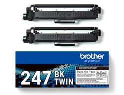 Toner brother tn247bk dcp-l3510cdw / hl-l3270cdw / mfc-l3710cw negro 3000 paginas pack 2 unidades