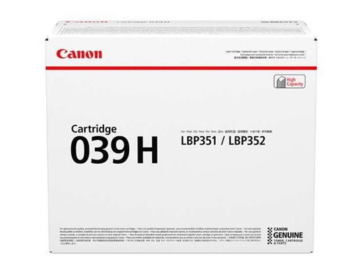 Toner canon 039h isensys lbp351x lbp352x negro