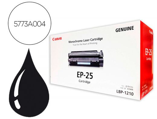 Toner canon ep25 lbp1210 negro