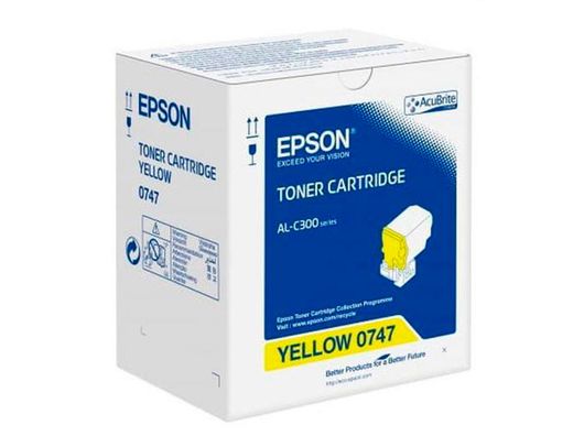 Toner epson c13s050747 amarillo 8 800 paginas