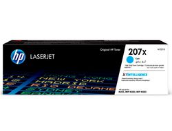 Toner hp 207x color laserjet pro m282nw / m283fdn / m283fdw cian 2.450 paginas