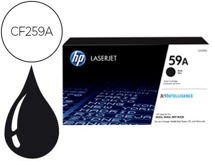 Toner hp 59a laserjet pro m404 / mfp m428 negro 3000 paginas