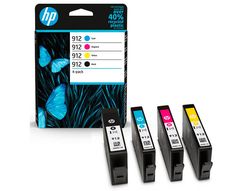 Toner hp 912 -6zc74ae multi pack negro / cian / magenta / amarillo