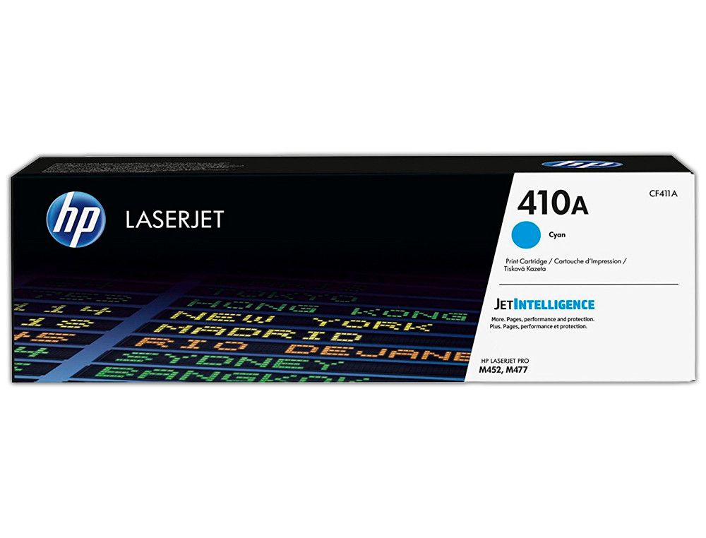 Toner hp color laserjet pro m377 / m452 / mfp m477 cian 2300 paginas