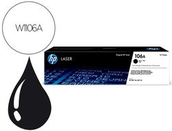Toner hp laser 107a/w, mfp 135anegro 106a