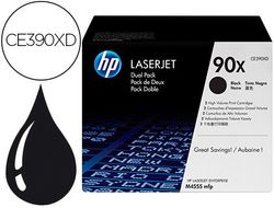 Toner hp laserjet pro 80x m401 m425 negro pack de 2 unidades 6900 paginas
