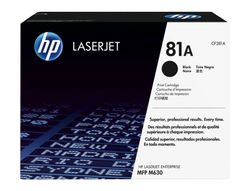Toner hp laserjet n.81 mfp m630 negro 10.500 paginas