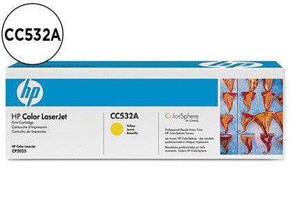 Toner HP original amarillo CC532A