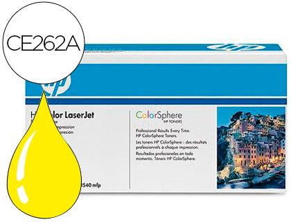 Toner HP original amarillo CE262A