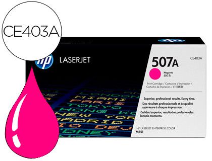 Toner HP original CE403A magenta 507M