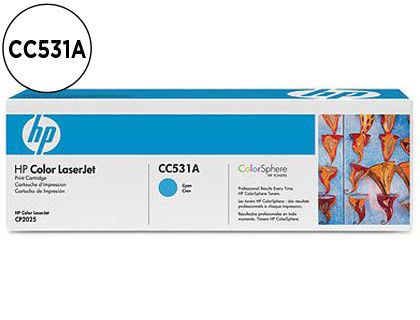 Toner HP original cian CC531A
