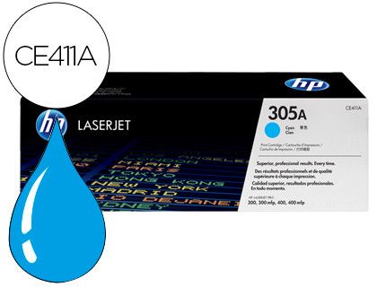Toner HP original color cian 305A
