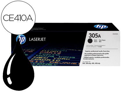 Toner HP original color negro 305A CE410A