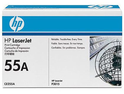 Toner HP original color negro CE255A