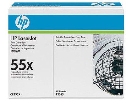 Toner HP original color negro CE255X