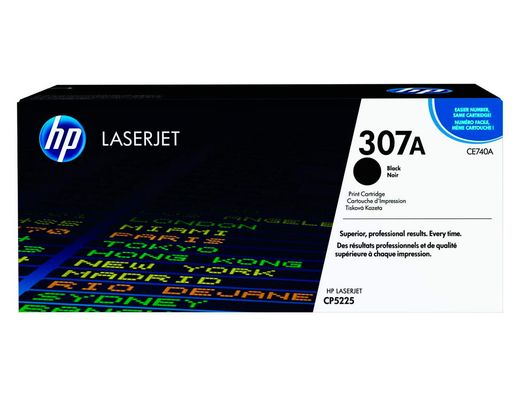 Toner HP original color-negro CE740A