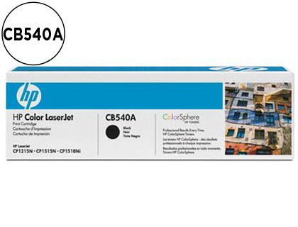 Toner HP original negro CB540A