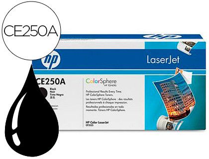 Toner HP original negro CE250A