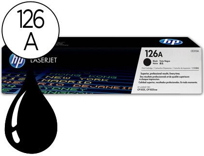 Toner HP original negro CE310A