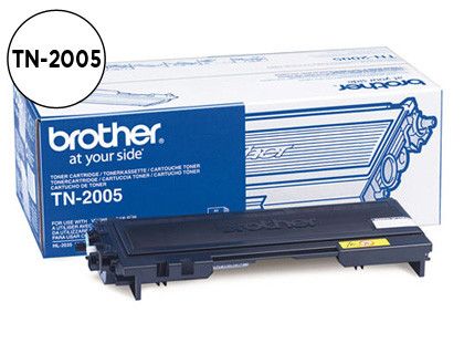 Toner impresora color negro Brother original TN-2005