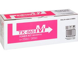 Toner kyocera -mita copiadora taskalfa 250ci/300ci magenta tk865m 12.000 paginas