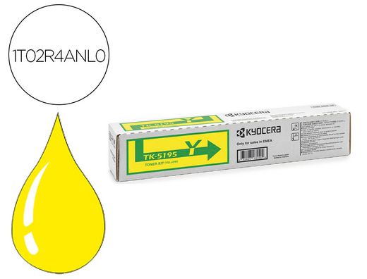 Toner kyocera tk5195y mita amarillo 7000 paginas