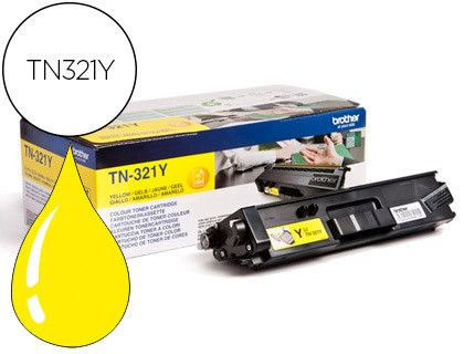 Tóner láser amarillo original Brother TN321Y