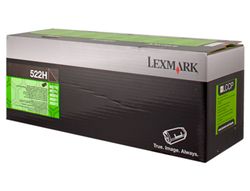 Toner laser lexmark 522h negro