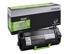 Toner laser lexmark 522h negro