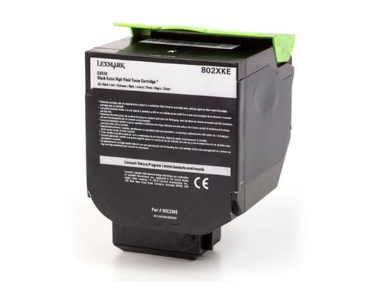 Toner laser lexmark 80c2xke negro 8000 paginas
