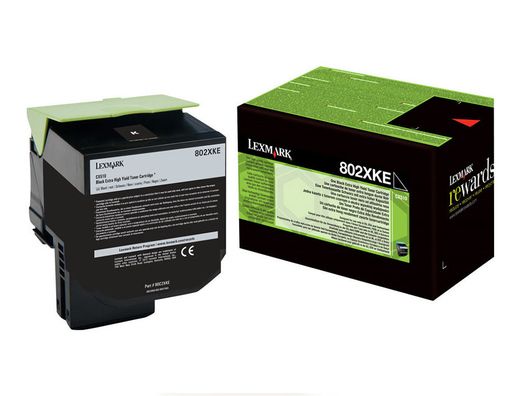 Toner laser lexmark 80c2xke negro 8000 paginas
