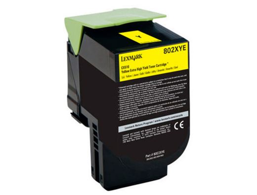 Toner laser lexmark 80c2xye amarillo 4000 paginas