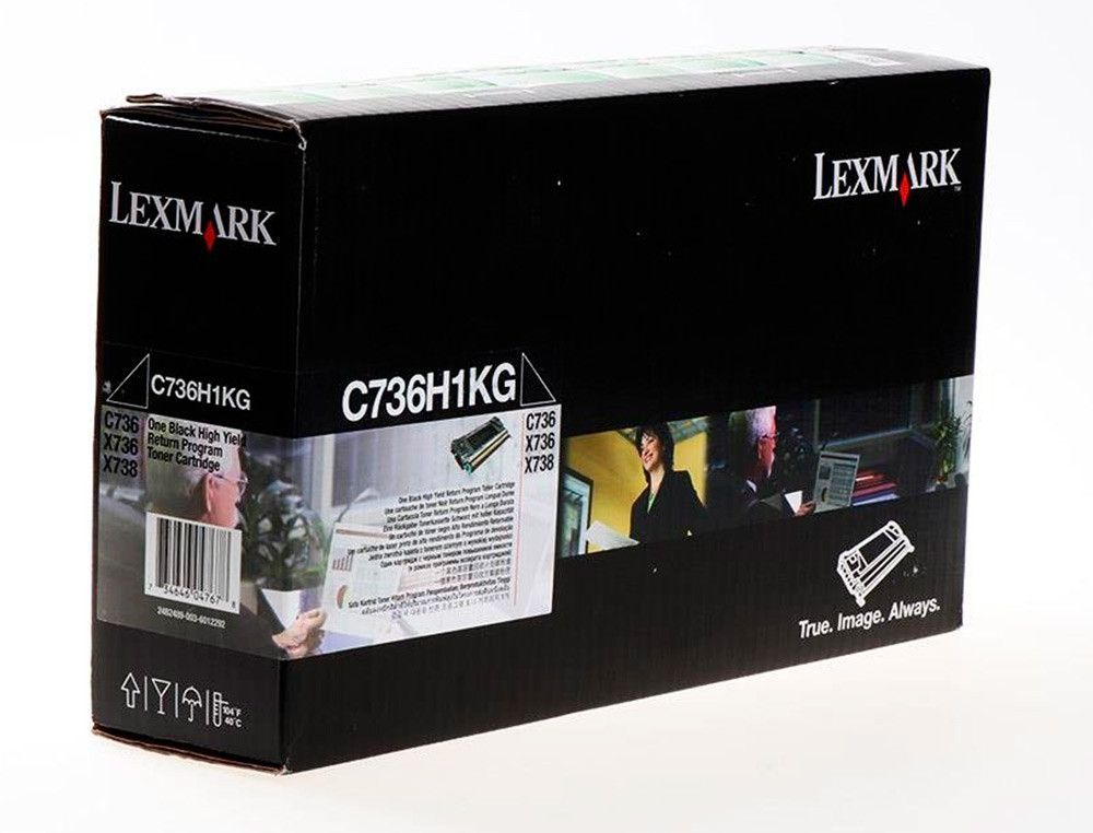 Toner laser lexmark c736h1kg 12000 paginas