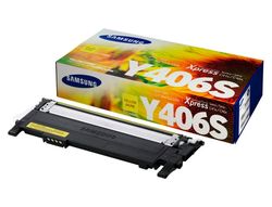 Toner láser original Samsung CLT-Y406S amarillo