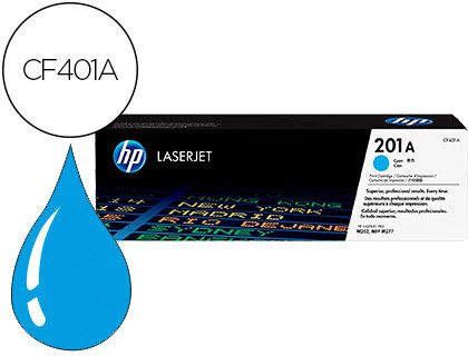 Toner laserjet original HP 201A cyan CF401A