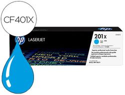 Toner laserjet original HP 201X alta capacidad cyan CF401X