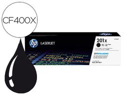 Toner laserjet original HP 201X alta capacidad negro CF400X