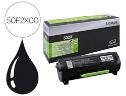 Toner lexmark 502xáms410 / ms510 / ms610 negro 10000 paginas