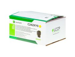 Toner lexmark c2425dw amarillo 3.500 paginas