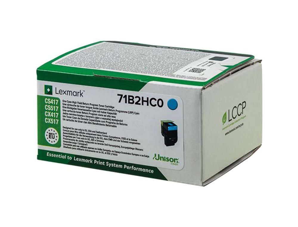 Toner lexmark cs317/cx417/517 cian 3.500 paginas