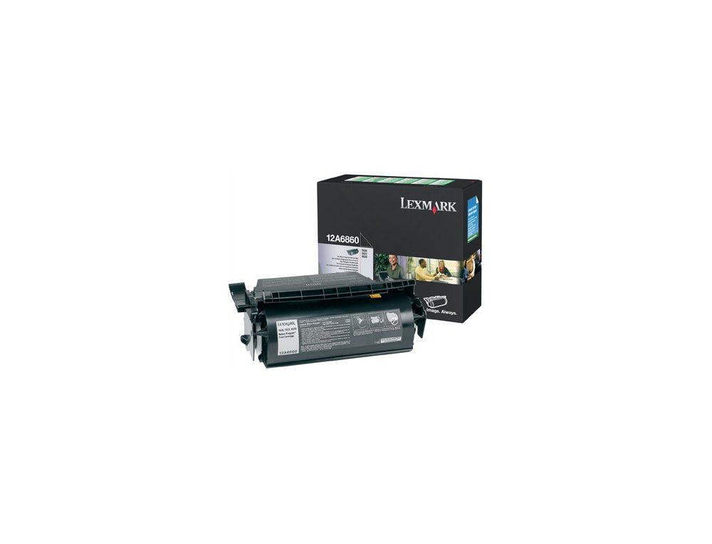 Toner lexmark laser t620 / t622 12a6860 negro 10000 paginas