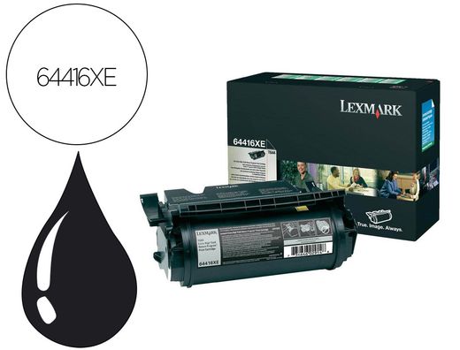 Toner lexmark laser t644 64416xe negro 32000 paginas
