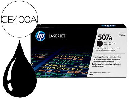 Toner original HP 507A negro CE400A