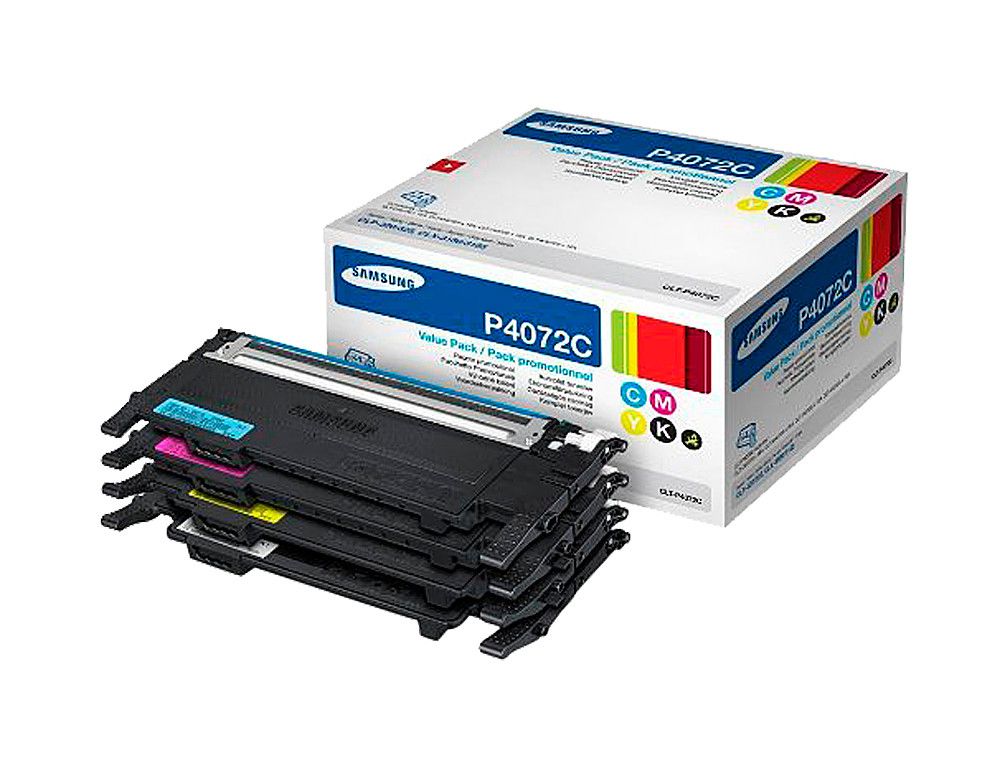 Toner samsung kit cmyk clp-320/325 clx-3180/3185 negro magenta cian amarillo