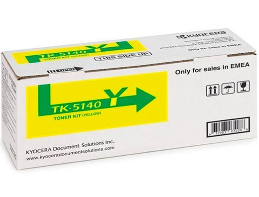 Toner tk-5140y kyocera ecosys m6530cdn, m6530cdn/kl3, p6130cdn, p6130cdn/kl3 amarillo tk5140