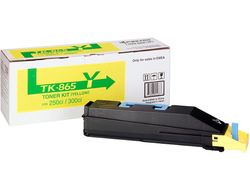 Toner tk865y kyocera -mita copiadora amarillo taskalfa 200ci / 300ci 12.000 paginas